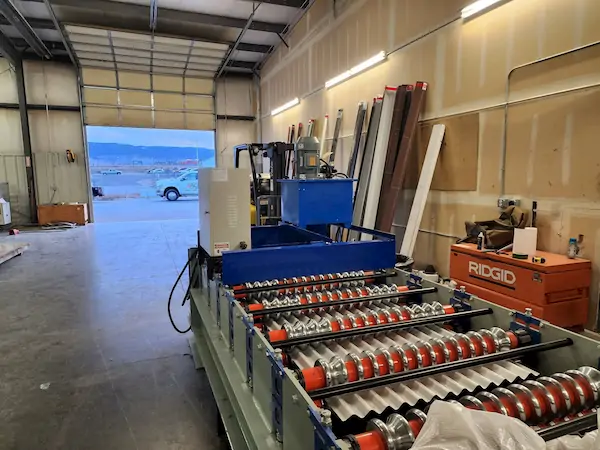 roof panel machine