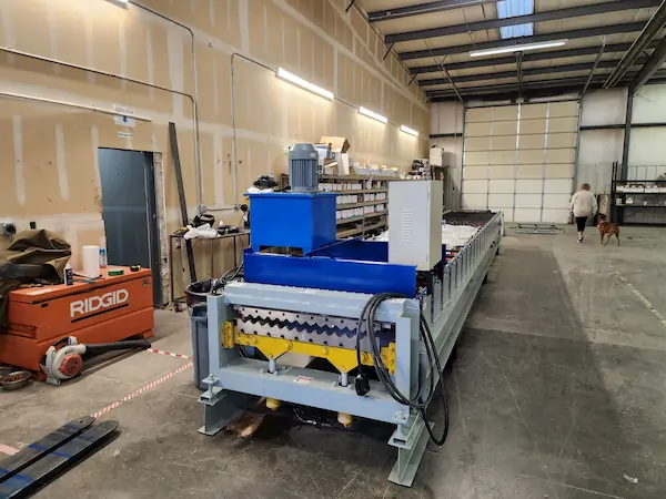 roof panel machine
