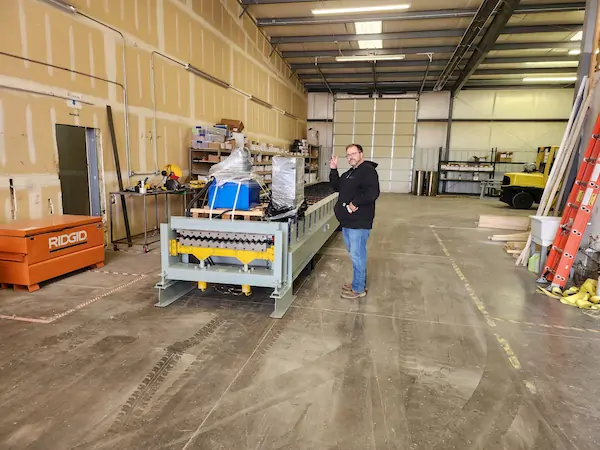roof panel machine