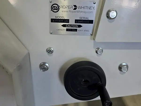 roper whitney autokut 100